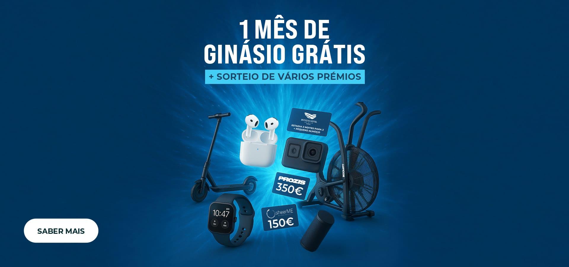 [1 MÊS DE GINÁSIO GRÁTIS]