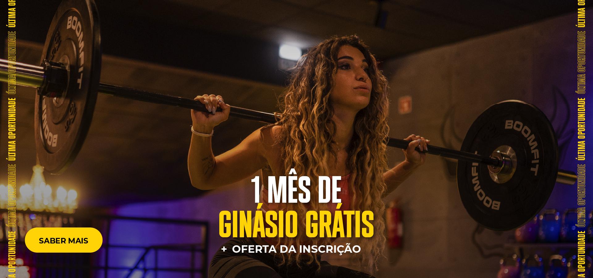 [OFERTA DA INSCRIÇÃO E 1 MÊS DE GINÁSIO GRÁTIS]